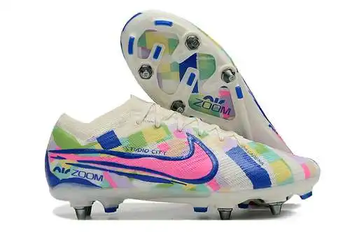 Llegada) Nike SG Spike Mercurial Zapatillas de fútbol SG de punto impermeables de caña baja de 15.a 