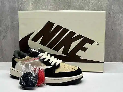 AJ1D beige negro recortado 36~47 con media talla