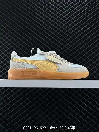 Puma Palermo OG artículo retro, zapatillas de entrenamiento morales de corte bajo, antideslizantes, 