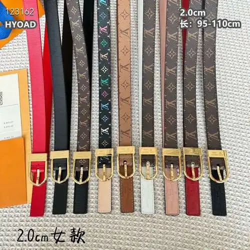 Cinturón LOUIS VUITTON al por mayor LV Louis Vuitton cinturón para niñas al por mayor material de cu
