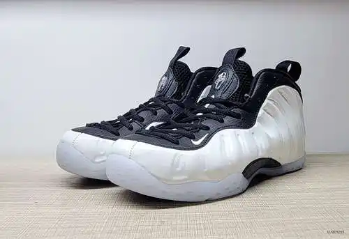 Nike Little Posite One "Home" (GS) blanco y negro