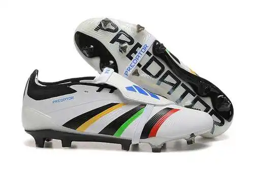 Llegada) Zapatillas de fútbol Adidas Falcon 24 totalmente tejidas de caña alta FG con cordones PREDA