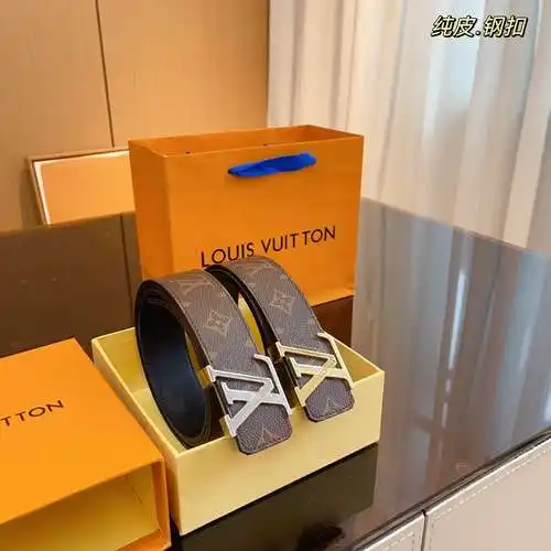 Cinturón LOUIS VUITTON al por mayor LV Louis Vuitton cinturón para hombre al por mayor material de c