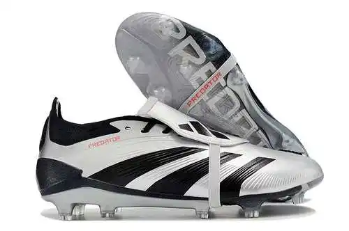 Llegada) Zapatillas de fútbol Adidas Falcon Essence totalmente tejidas de caña alta FG con cordones 