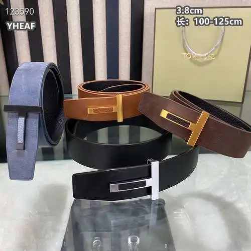 TOM FORD cinturón al por mayor TF Tom Ford cinturón para niños al por mayor material de cuero genuin