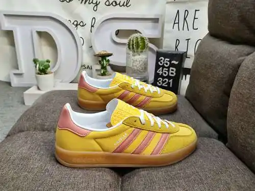 321D Zapatillas de deporte Adlidas originales Gazelle Indoor, auténticas, de tamaño medio, de nivel 