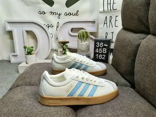 162D Adidas VL Court 2.0 NEO series zapatillas casual transpirables, cómodas y ligeras