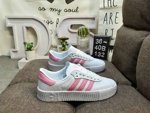 132DAdidas clover SAMBAROSE W Zapatillas plataforma suela gruesa zapatillas polivalentes calzado cas