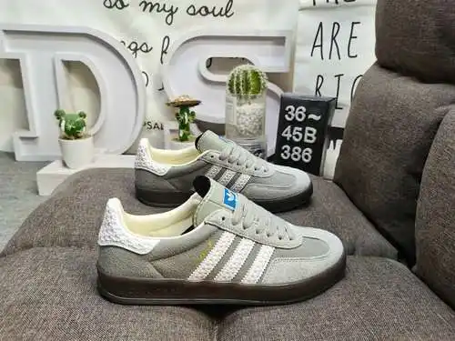 386D Zapatillas Adlidas originales Gazelle Indoor, auténticas, de tamaño medio, de nivel empresarial