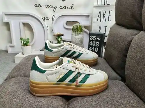 419DAdidas Originals Gazelle Bold W trébol suela gruesa de tres capas zapatillas deportivas informal
