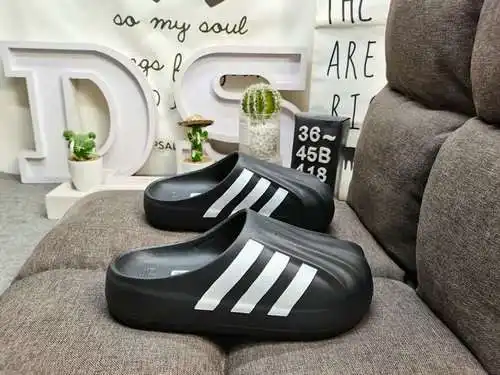 418Dadidas Adifom Stan Mule trébol zapatillas casuales de suela gruesa, zapatos que realzan, materia