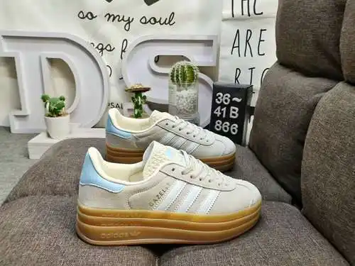 866DAdidas Originals Gazelle Bold W trébol de tres capas suela gruesa zapatillas deportivas retro ve