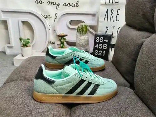321D Zapatillas de deporte Adlidas originales Gazelle Indoor, auténticas, de tamaño medio, de nivel 