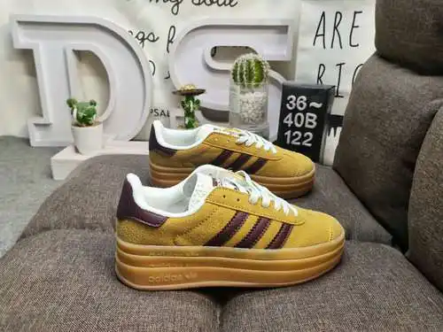 122DAdidas Originals Gazelle Bold W trébol suela gruesa de tres capas zapatillas deportivas informal