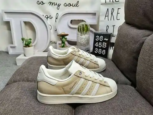 386DAdidas Clover Originals Superstar con punta de concha, deportes casuales, versátiles y clásicos 