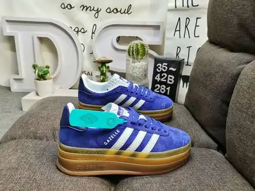 281DAdidas Originals Gazelle Bold W trébol suela gruesa de tres capas zapatillas deportivas informal