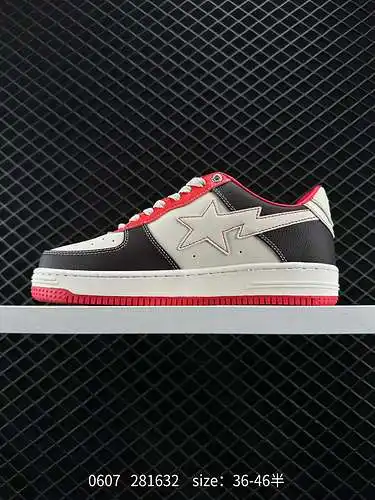 6 La marca japonesa de moda Harajuku A Bathing Ape BAPE Sk8 Sta Low SK8 serie deportiva informal de 