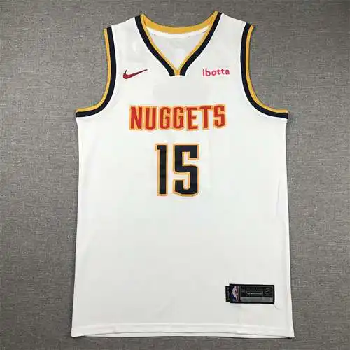 Nuggets nº 15 Jokic blanco