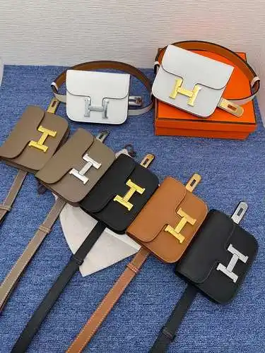 HERMES riñonera al por mayor LV Louis Vuitton riñonera para niñas al por mayor material de cuero gen
