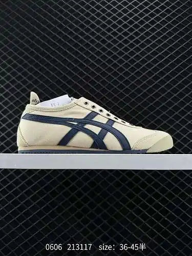 8 OnitsukaTiger/Onitsuka Tiger Mexico 66 zapatillas bajas de lona para correr informales THB2N-43 Ta