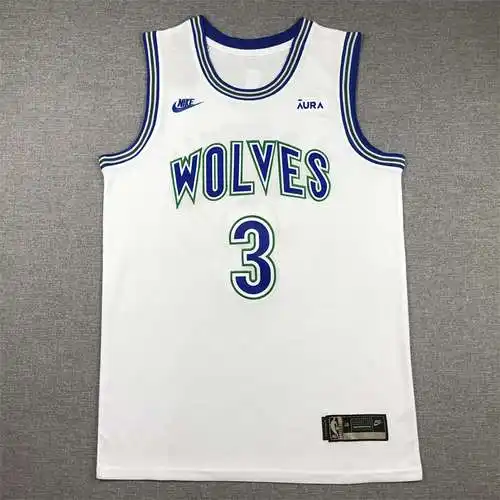 Timberwolves No. 3 McDaniels Clásico Blanco