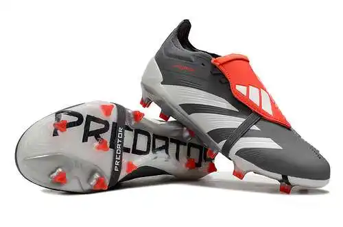 Llegada) Zapatillas de fútbol Adidas Falcon Essence totalmente tejidas de caña alta FG con cordones 