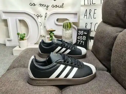 771D Adidas VL Court 2.0 NEO series zapatillas casual transpirables, cómodas y ligeras