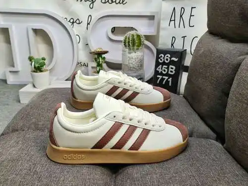 771D Adidas VL Court 2.0 NEO series zapatillas casual transpirables, cómodas y ligeras