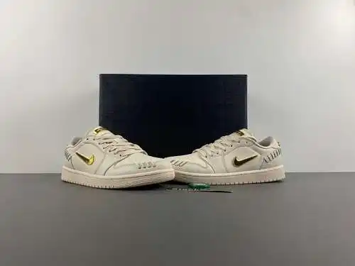 ¡Versión R! jordandan Air Jordan 1 de primera generación Low rice platinum low top número de artícul