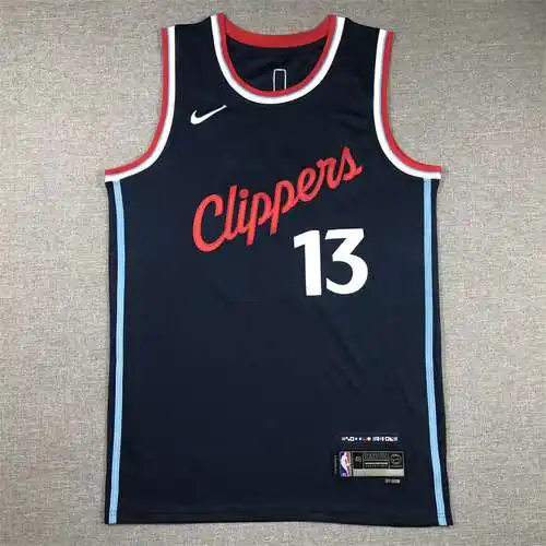 2024-2025 Clippers No. 13 George Nuevo Azul Oscuro