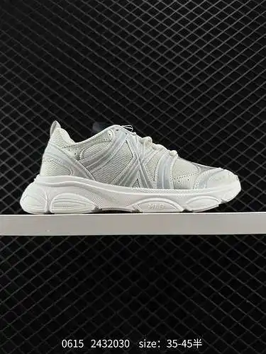 Zapatillas deportivas de malla ACE RUNNER de suela gruesa para parejas oficiales de MLB para hombres