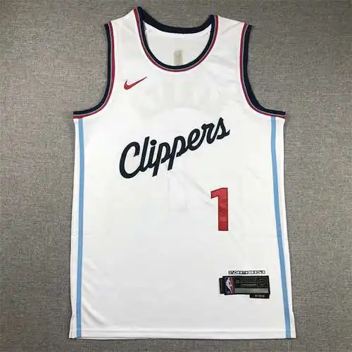 2024-2025 Clippers No. 1 Harden Nuevo Blanco