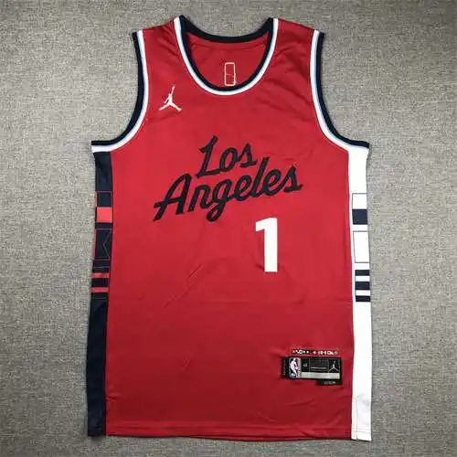 2024-2025 Clippers No. 1 Harden Nuevo Rojo