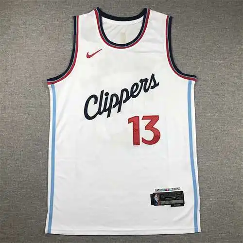 Clippers 13 George 2024-2025 Nuevo Blanco