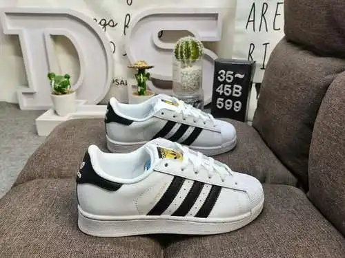 599D Adidas Originals SUPERSTAR W zapatillas deportivas clásicas informales con punta de concha, eti