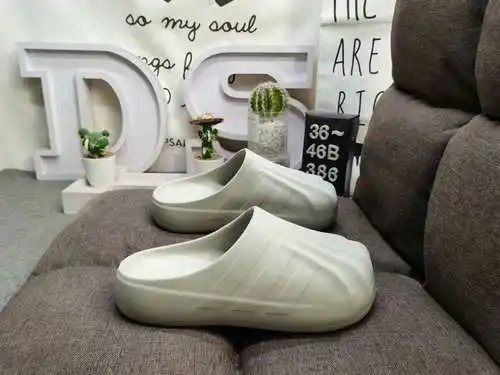 386Dadidas Adifom Stan Mule trébol zapatillas casuales de suela gruesa, zapatos que realzan, materia
