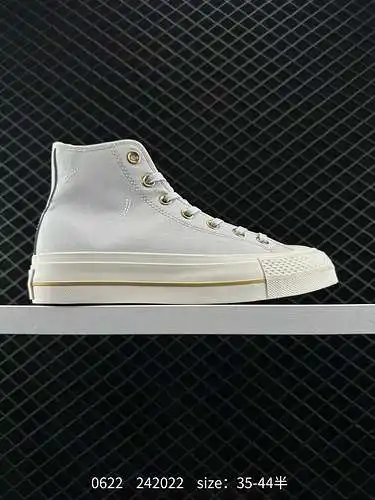 Converse 224 zapatos informales de caña alta de otoño, zapatos de lona versátiles para mujer A8237C 