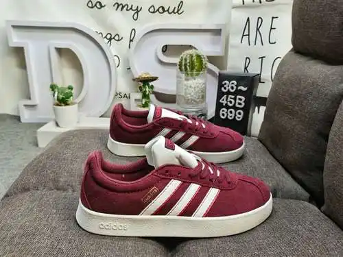 699D Adidas VL Court 2.0 NEO series zapatillas casual transpirables, cómodas y ligeras