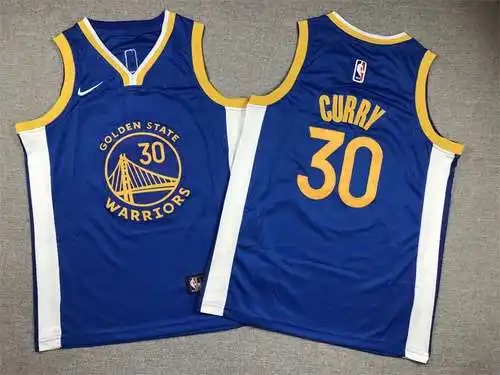 Ropa Infantil Warriors Nº 30 Curry Azul