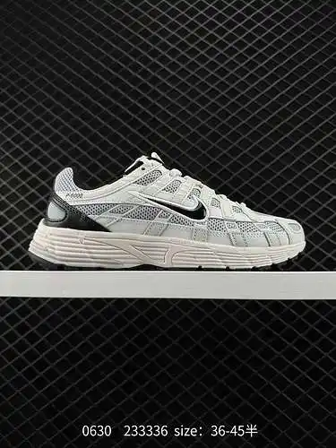 8 Nk P-6 Zapatos deportivos casuales retro para papá HJ3488- # Diseño de líneas distintivas y en cap