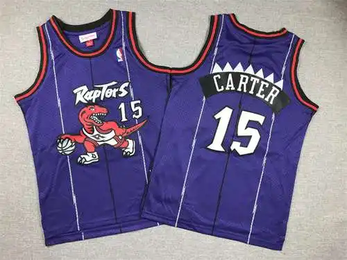 Ropa Infantil Raptors Nº 15 Carter Purple Dragon
