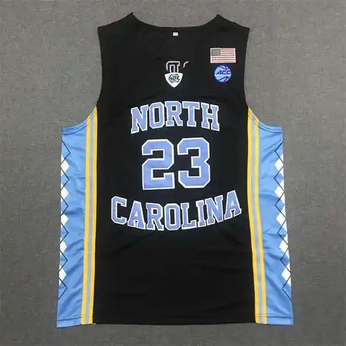 Jordan Universidad de Carolina del Norte No. 23 Negro