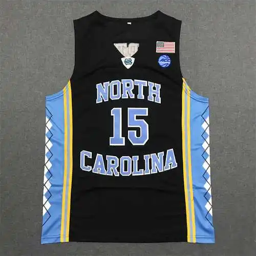 Vince Carter Universidad de Carolina del Norte No. 15 Negro