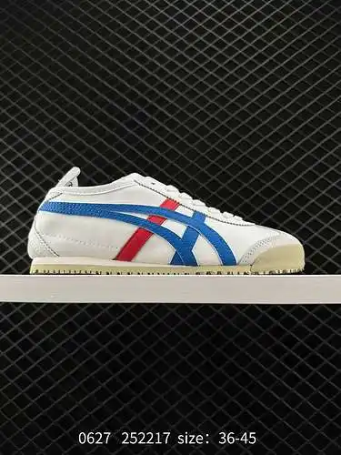 8 Oferta especial Onitsuka Tiger OnitsukaTigerMexico 66 zapatos casuales bajos de cuero para correr 