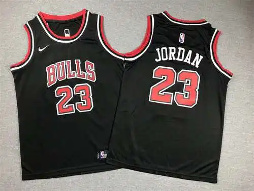 Ropa Infantil Bulls No. 23 Jordan New Negro