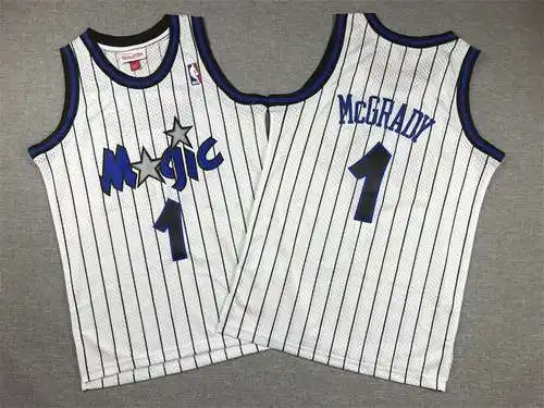 Ropa Infantil Magic No. 1 Tracy McGrady Rayas Blancas