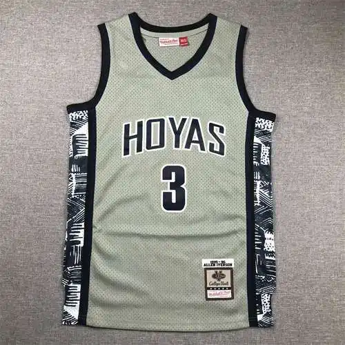 Allen Iverson Universidad de Georgetown Edición No. 3 Gris