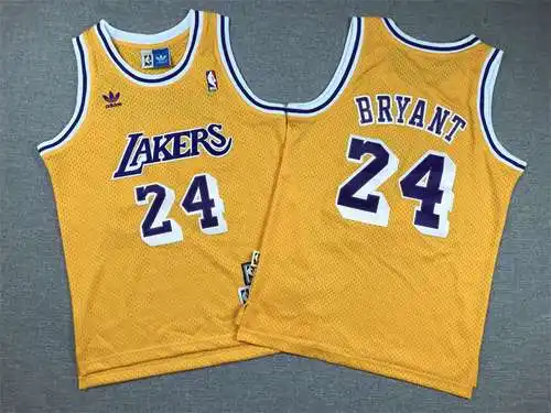 Ropa Infantil Lakers Nº 24 Kobe Bryant Trébol Amarillo