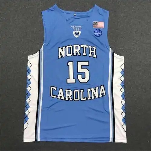 Vince Carter Universidad de Carolina del Norte No. 15 azul claro