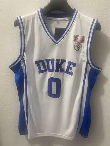 Jared McCain Universidad de Duke No. 0 Blanco